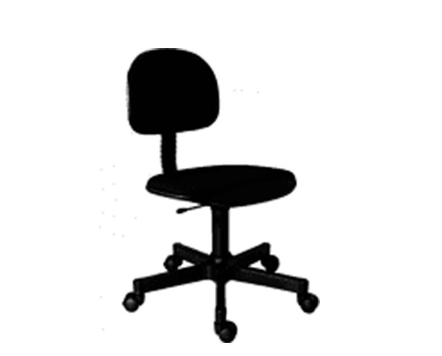 Cadeira secretaria giratória sem braço tecido